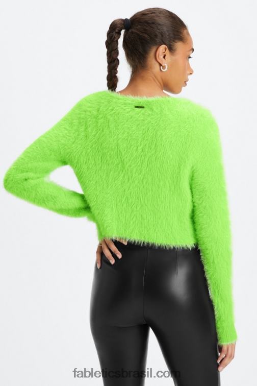 Fabletics maçã ácida 420HR2625 cardigã curto mulheres