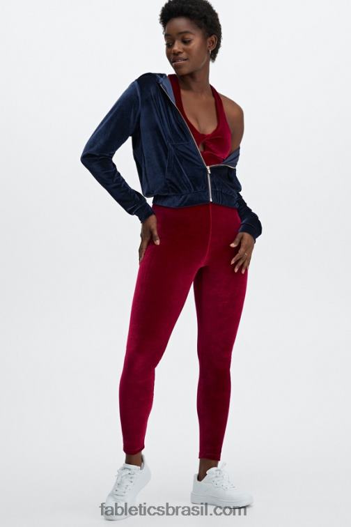 Fabletics marinha profunda 420HR2504 donna moletom com capuz mulheres