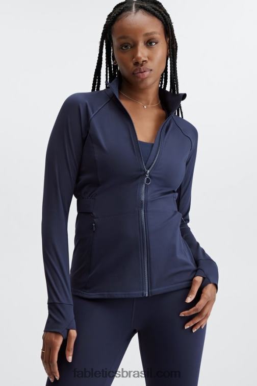 Fabletics marinha profunda 420HR2572 jaqueta de performance trinity mulheres