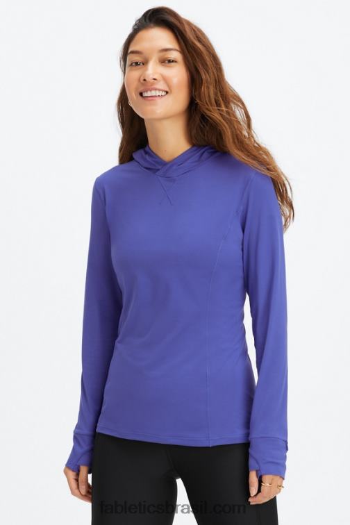 Fabletics índigo 420HR2466 moletom corrida fênix mulheres