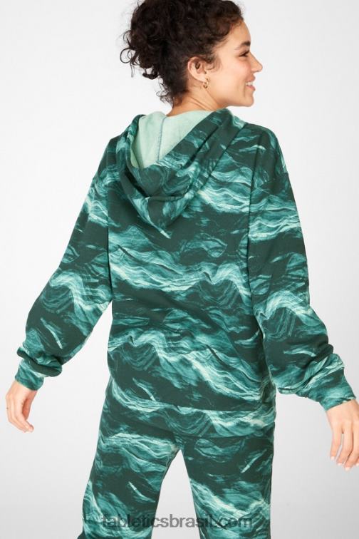 Fabletics ondas de cristal 420HR2543 moletom com capuz esmi mulheres