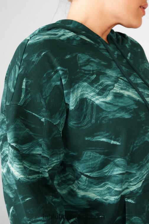 Fabletics ondas de cristal 420HR2544 moletom com capuz esmi mulheres