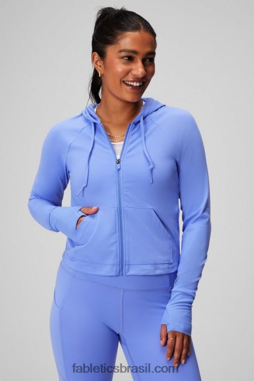 Fabletics ponche de pervinca 420HR2444 moletom com capuz oásis mulheres