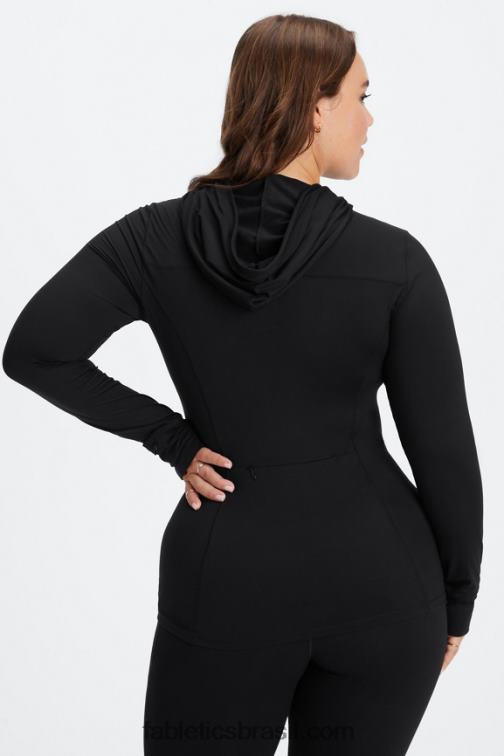 Fabletics preto 420HR2464 moletom corrida fênix mulheres