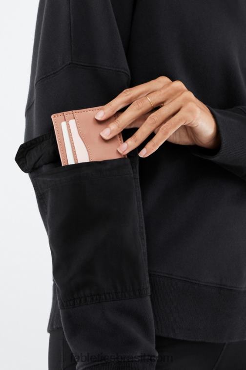 Fabletics preto 420HR2545 moletom pérola mulheres