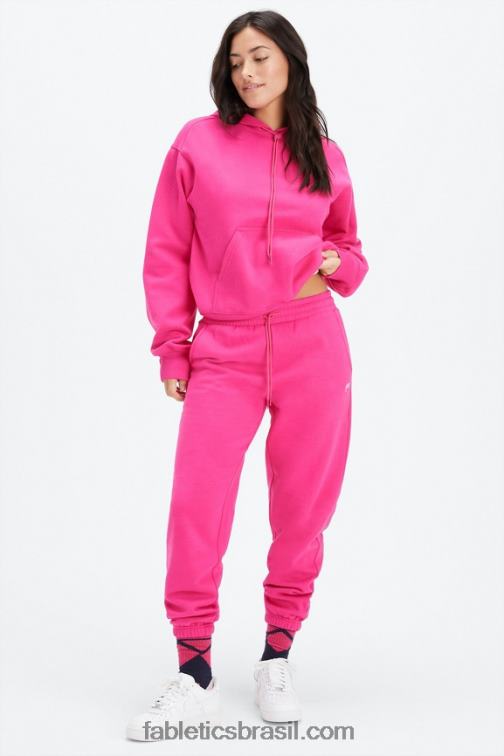 Fabletics rave fúcsia/rosa 420HR2489 moletom de lã para sempre mulheres