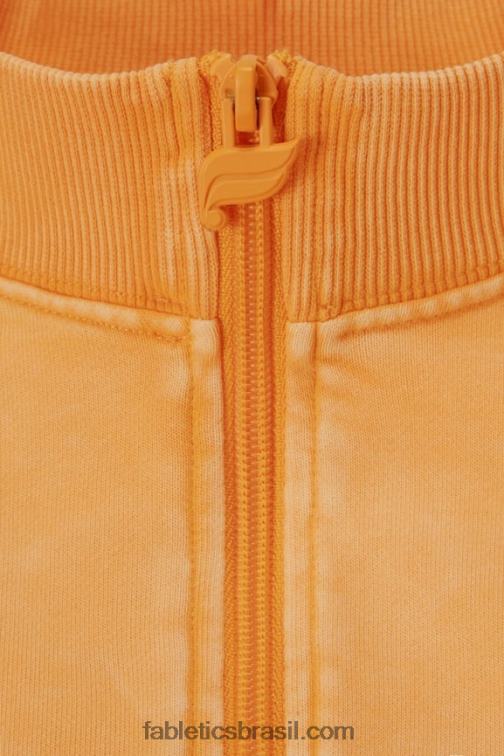 Fabletics sol da tarde/gráfico 420HR2439 moletom felpudo leve com meio zíper mulheres