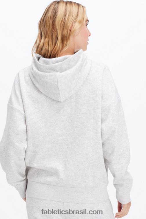 Fabletics urze cinza claro 420HR2517 moletom ecológico mulheres