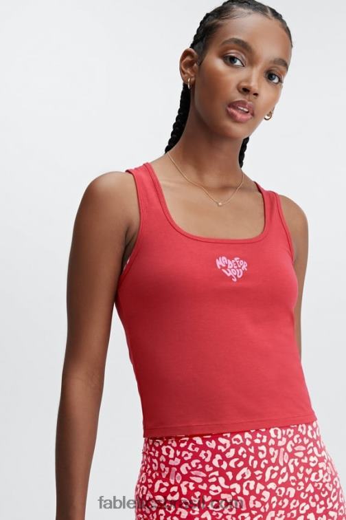 Fabletics alto vermelho 420HR2254 tanque britt 24/7 mulheres
