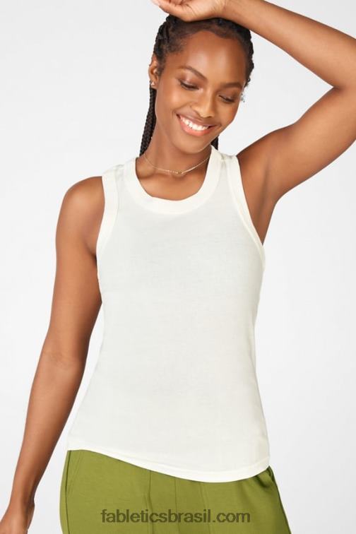 Fabletics branco 420HR2327 tanque de lata mulheres