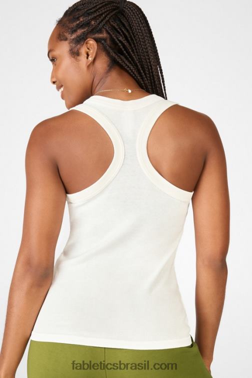 Fabletics branco 420HR2327 tanque de lata mulheres