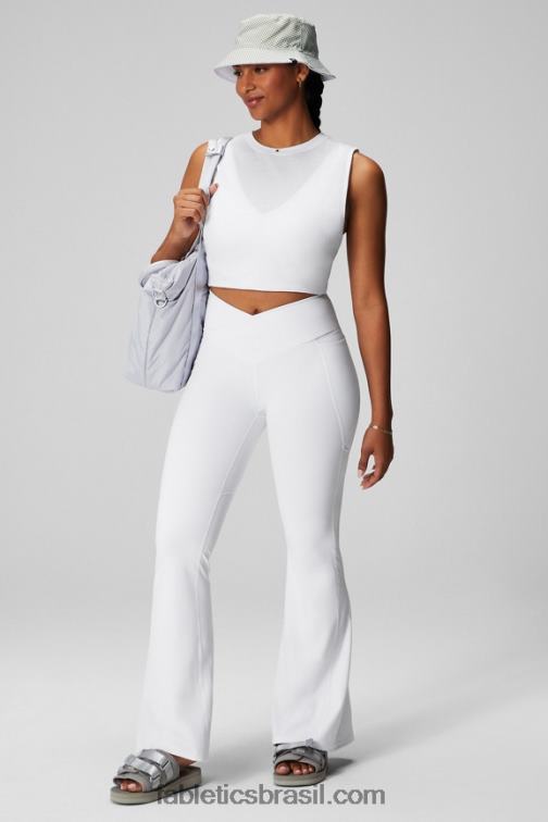 Fabletics branco clássico 420HR2172 tanque muscular micah mulheres