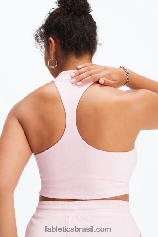 Fabletics brilho de lavanda 420HR2280 tanque de sutiã embutido terry mulheres