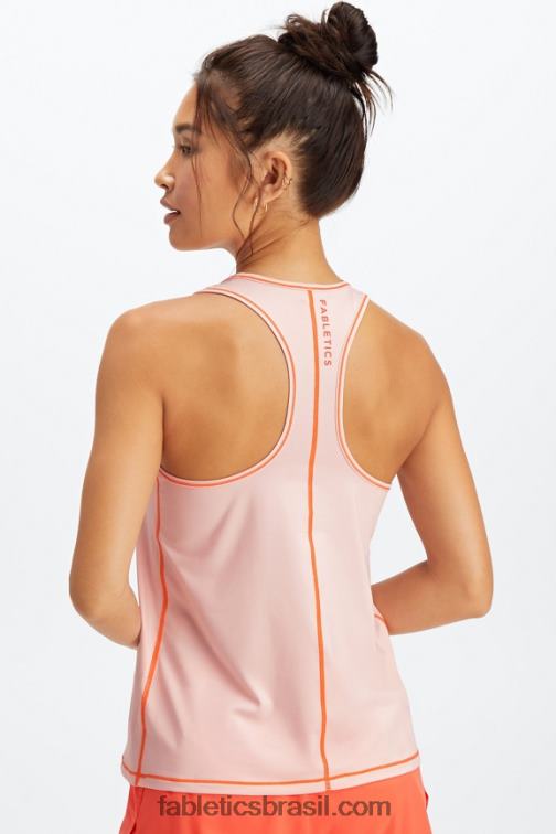 Fabletics casca mole/néctar de laranja 420HR2184 tanque nadador phoenix lite mulheres