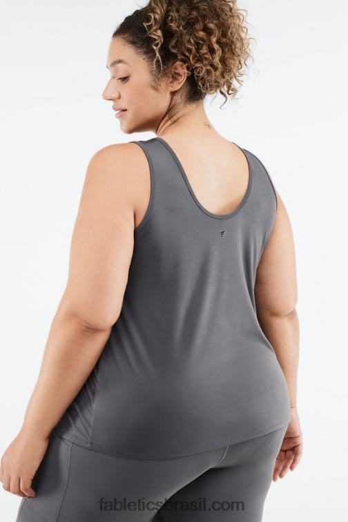 Fabletics cinza médio 420HR2287 tanque maternidade mariel mulheres