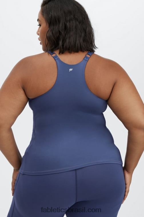 Fabletics cobalto profundo 420HR2180 tanque de sutiã embutido em movimento mulheres