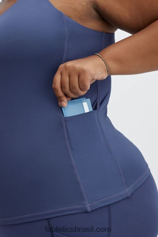 Fabletics cobalto profundo 420HR2180 tanque de sutiã embutido em movimento mulheres