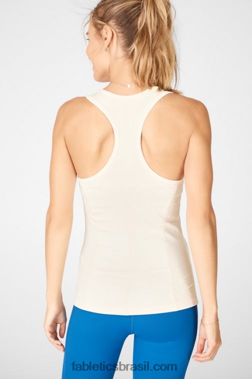 Fabletics creme de manteiga 420HR2297 tanque nadador fênix mulheres