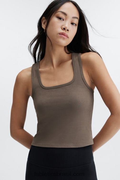Fabletics fronteira 420HR2245 tanque de algodão vivo mulheres