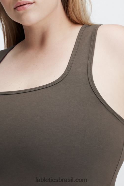 Fabletics fronteira 420HR2246 tanque de algodão vivo mulheres