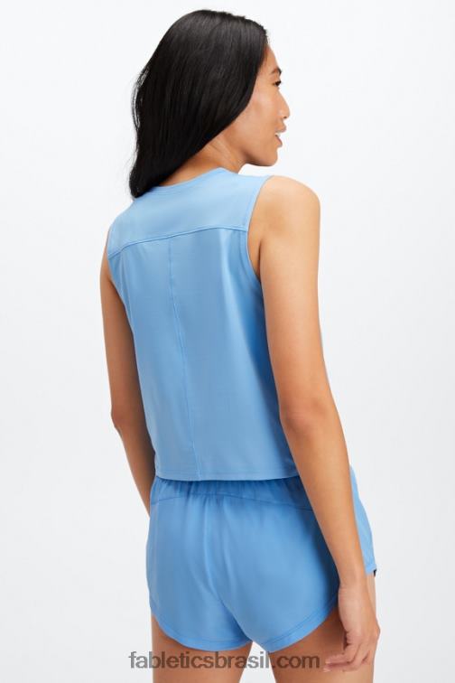 Fabletics fuga da ilha/logotipo reflexivo 420HR2263 fênix respira tanque muscular mulheres