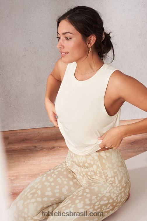 Fabletics garça 420HR2121 tanque traseiro aberto dry-flex mulheres