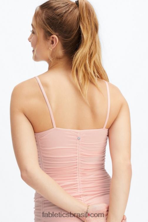 Fabletics goiaba 420HR2241 tanque franzido sem costura anya mulheres