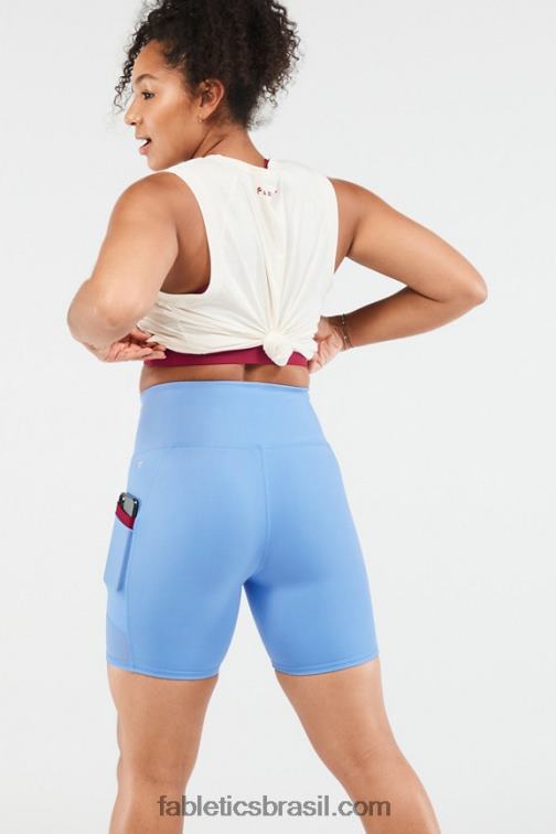 Fabletics logo de estouro de coco/cereja 420HR2304 tanque de músculo eco-consciente mulheres