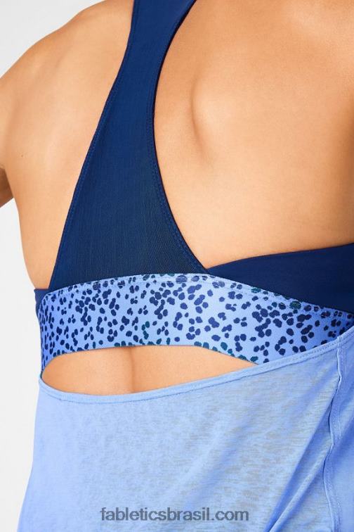 Fabletics marinha/marina avistada 420HR2378 tanque de sutiã embutido ryan ii mulheres