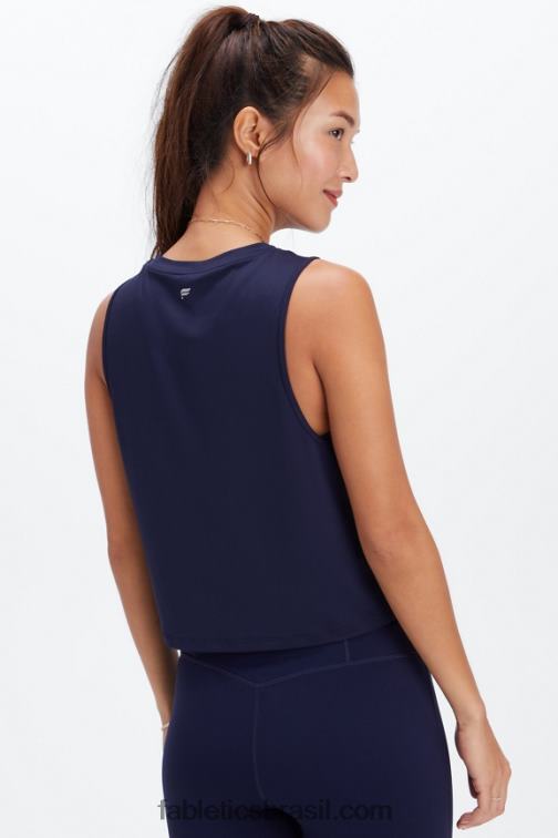 Fabletics marinha profunda 420HR2208 tanque muscular dry-flex mulheres
