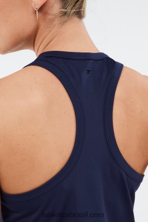 Fabletics marinha profunda 420HR2218 tanque clássico dry-flex mulheres