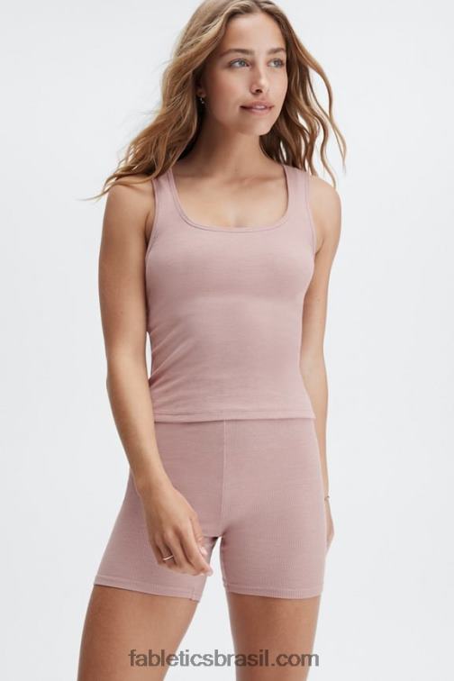 Fabletics poeira da trilha 420HR2270 regata com nervuras restoreknit mulheres