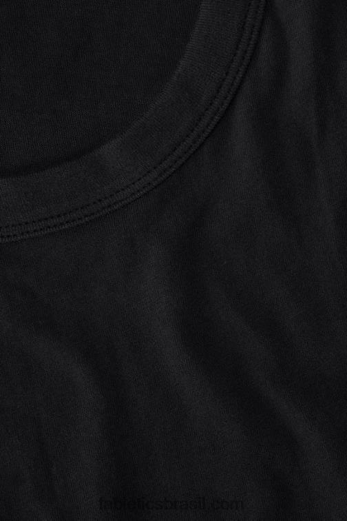 Fabletics preto 420HR2157 Regata 100% algodão mulheres