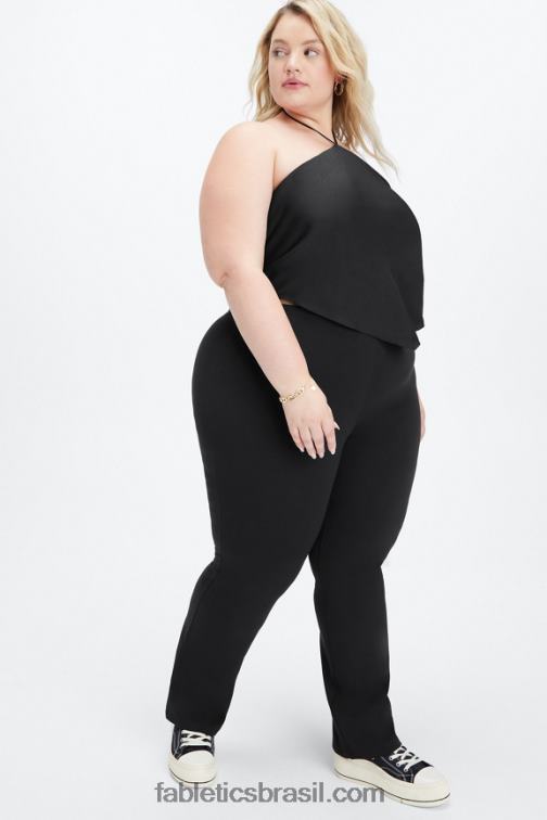 Fabletics preto 420HR2279 cachecol top mulheres