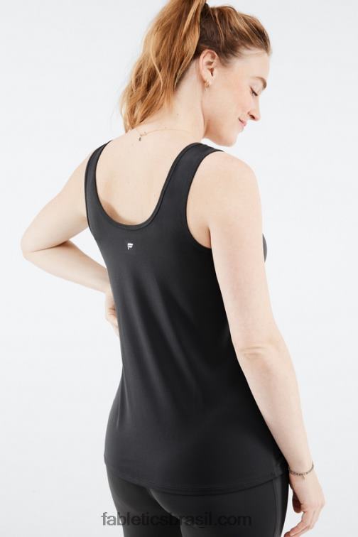 Fabletics preto 420HR2285 tanque maternidade mariel mulheres