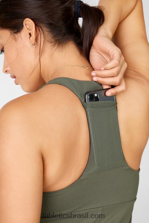 Fabletics safári 420HR2367 tanque embutido em movimento mulheres