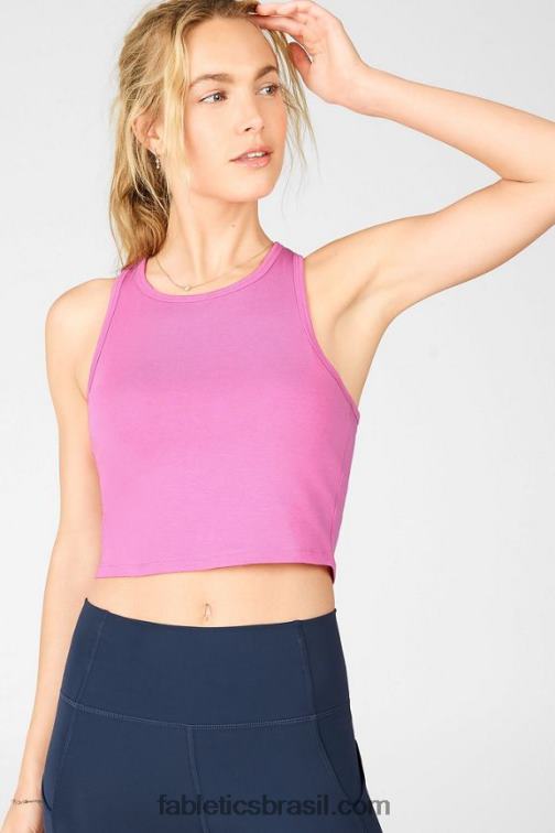 Fabletics surf rosa 420HR2408 tanque de rendas bree mulheres