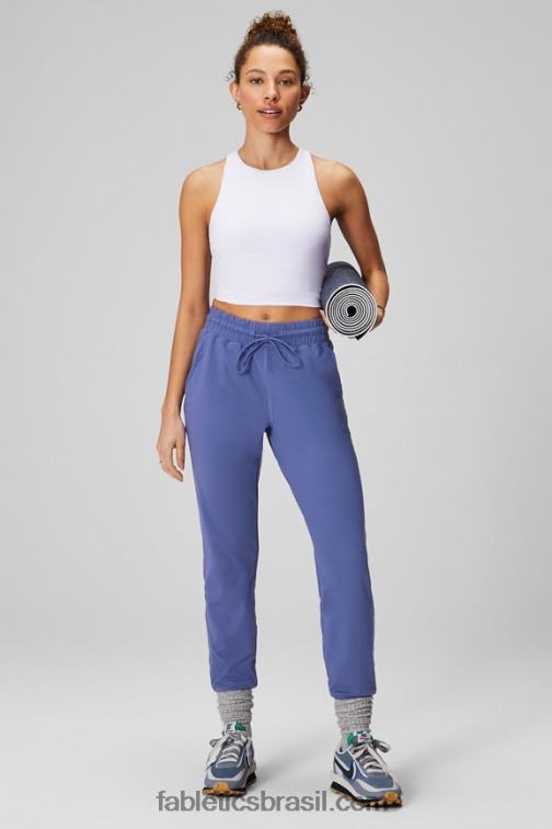 Fabletics sussurro lilás 420HR2134 tanque de sutiã embutido com tiras mulheres