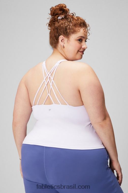 Fabletics sussurro lilás 420HR2135 tanque de sutiã embutido com tiras mulheres