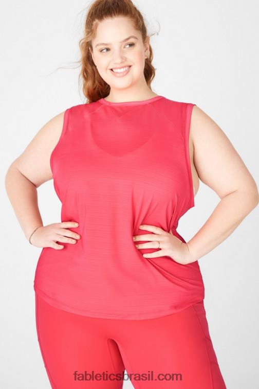 Fabletics teaberry 420HR2309 tanque de músculo eco-consciente mulheres
