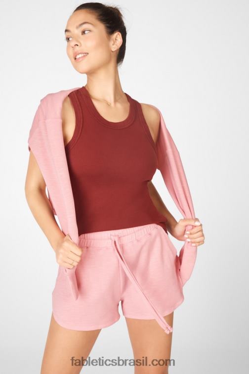 Fabletics umbria vermelho 420HR2329 tanque de lata mulheres