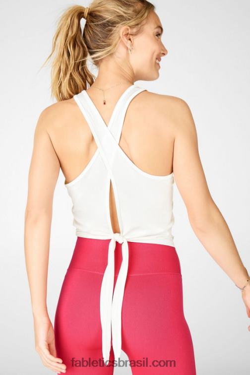 Fabletics urze branca 420HR2374 tanque de areia mulheres