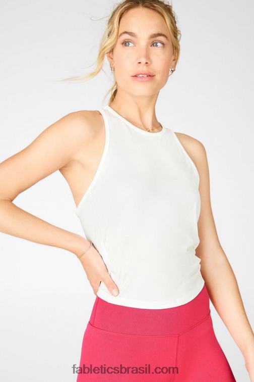 Fabletics urze branca 420HR2374 tanque de areia mulheres