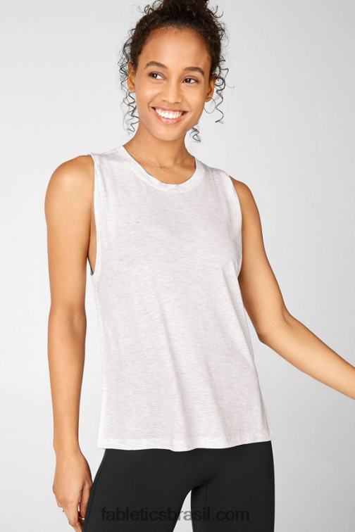 Fabletics urze branca 420HR2394 tanque de amor mulheres