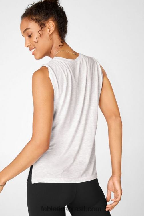 Fabletics urze branca 420HR2394 tanque de amor mulheres