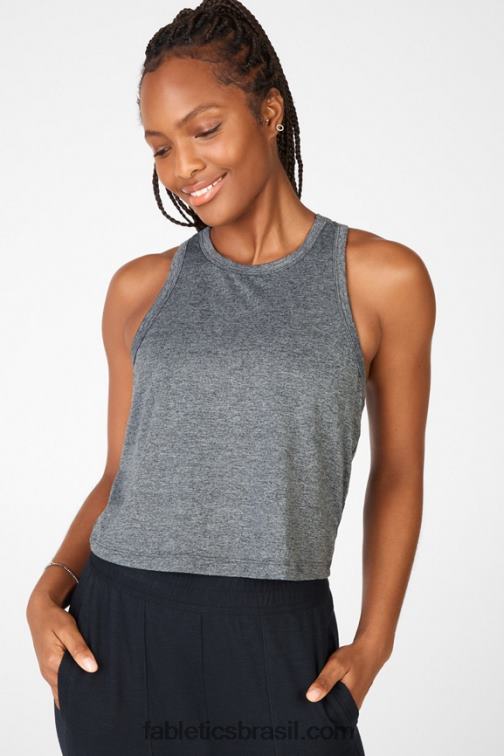 Fabletics urze cinza 420HR2220 tanque clássico dry-flex mulheres