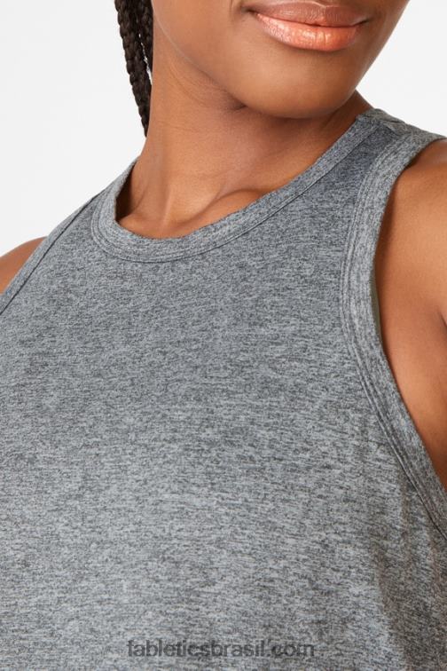 Fabletics urze cinza 420HR2220 tanque clássico dry-flex mulheres