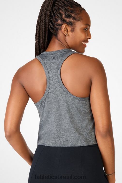 Fabletics urze cinza 420HR2220 tanque clássico dry-flex mulheres