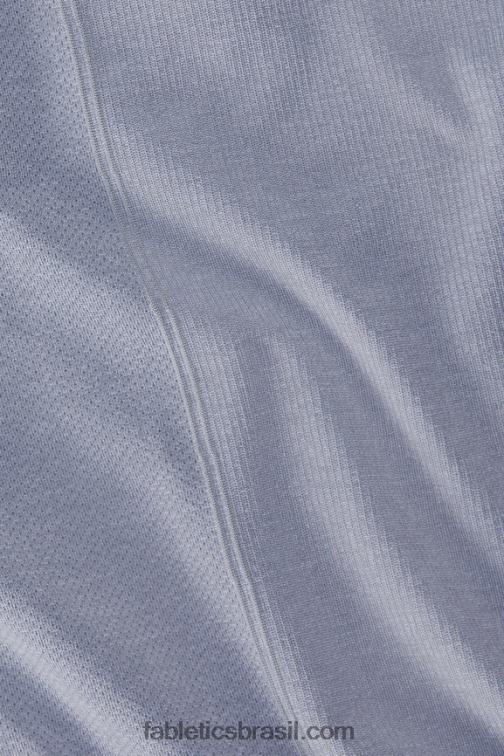 Fabletics urze cinza clássico 420HR2139 tanque racerback de tecnologia de penas mulheres