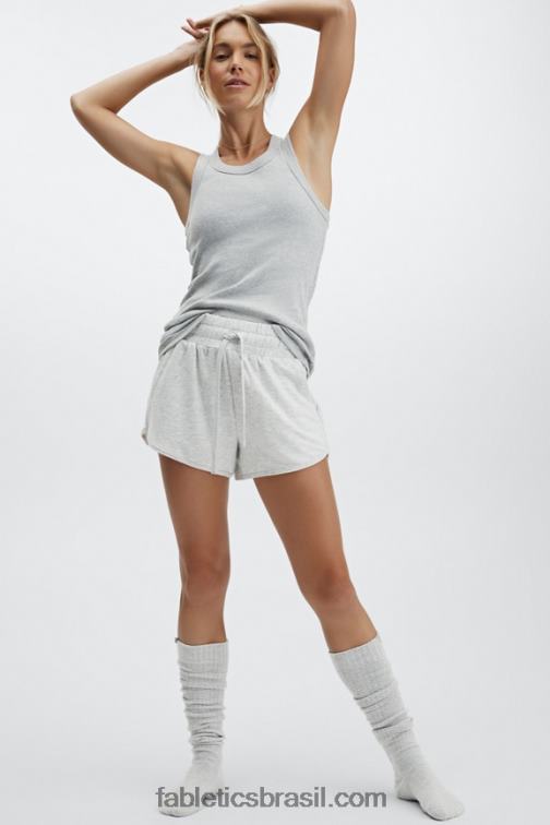 Fabletics urze cinza claro 420HR2323 tanque de lata mulheres